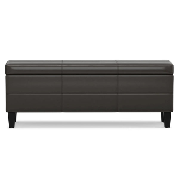 Afton - Large Storage Ottoman Bench, photo 2 of 14