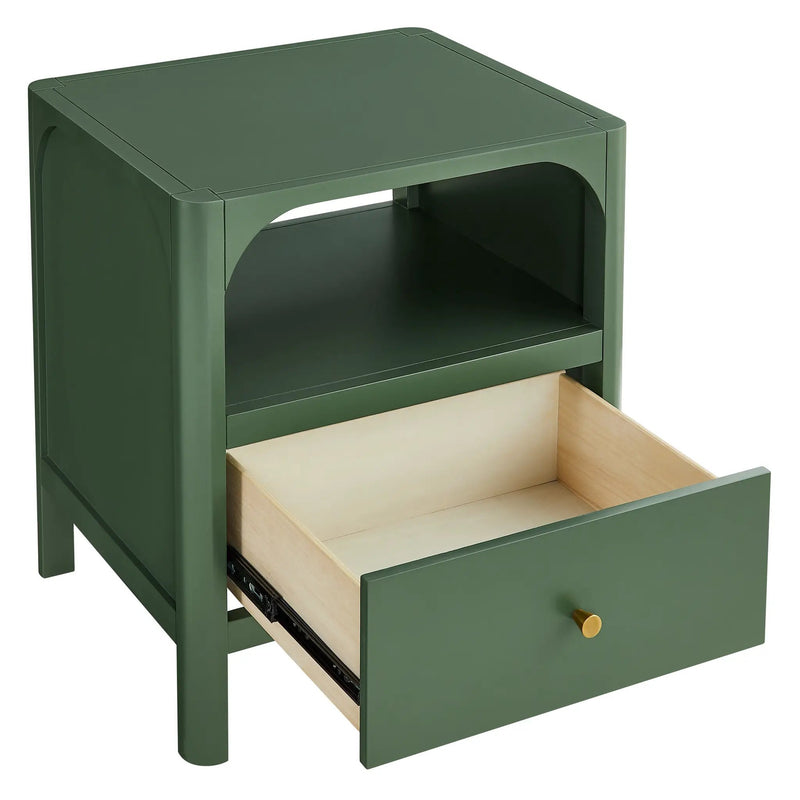 Williamson 1-Drawer Nightstand in Vintage by HouseOfZazla