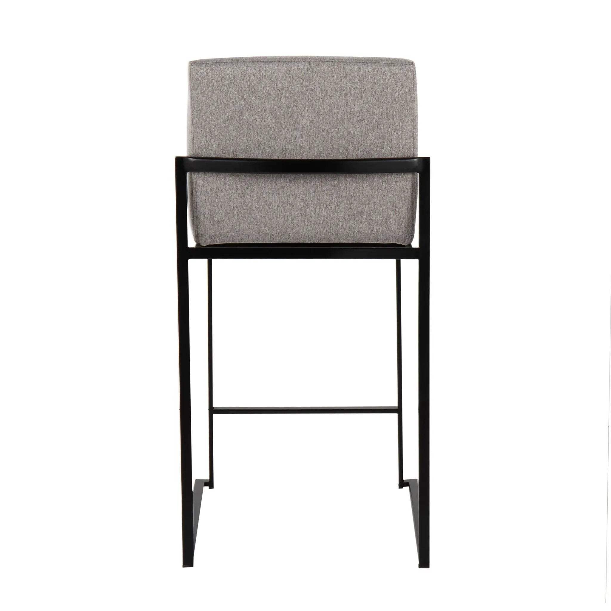 Fuji - Contemporary Modern Elegance, High Back Counter Stool by HouseOfZazla