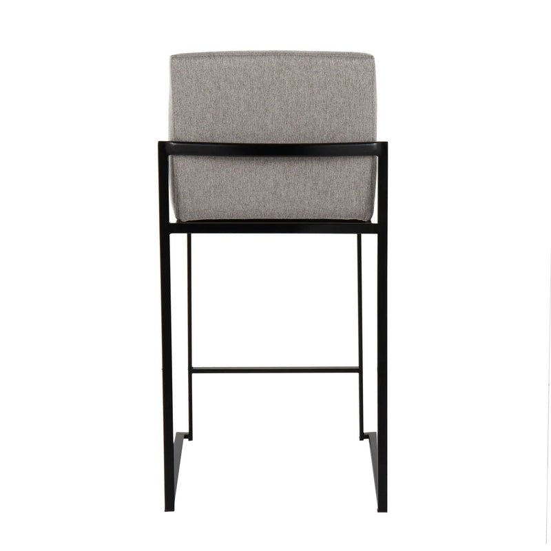 Fuji - Contemporary Modern Elegance, High Back Counter Stool by HouseOfZazla