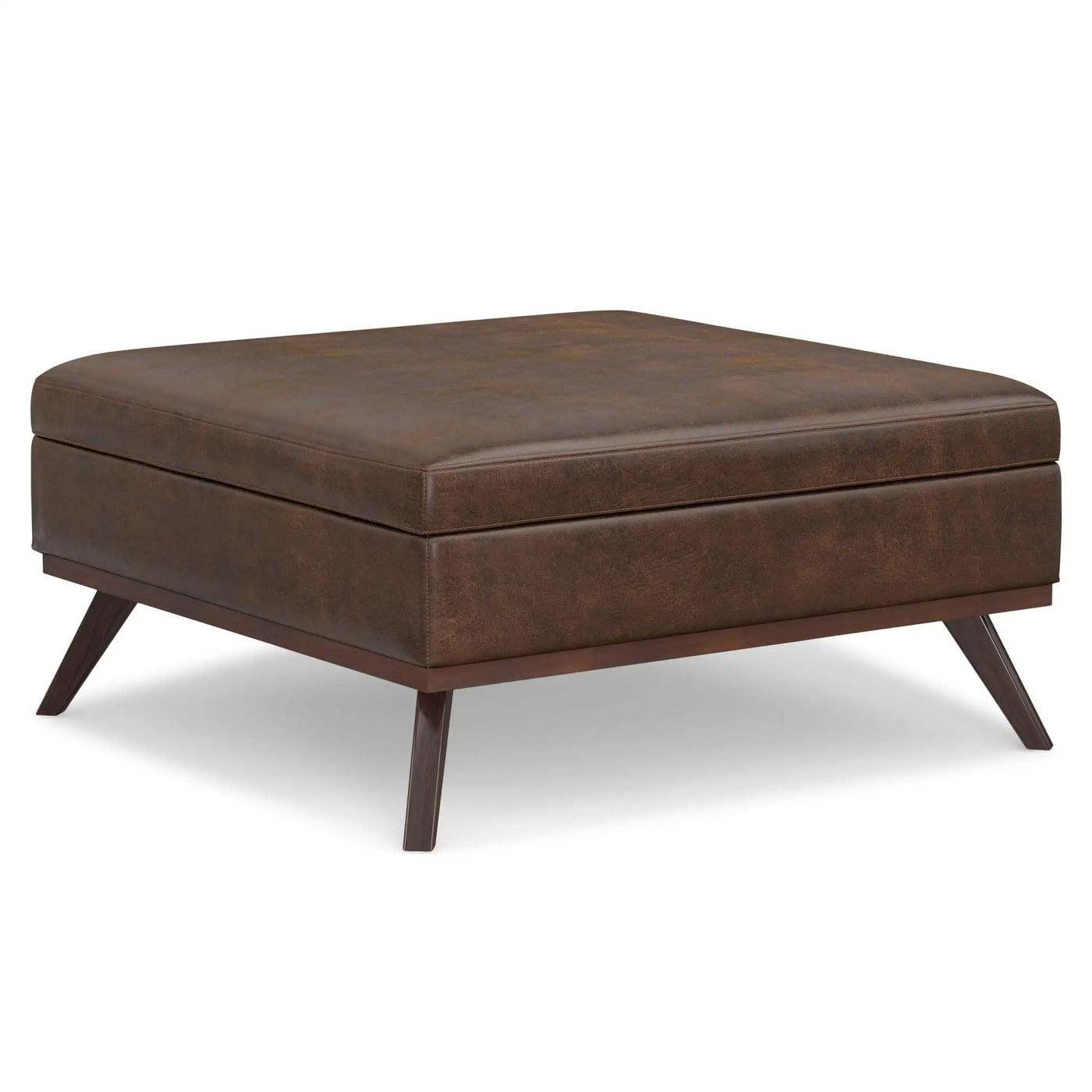 Owen - Multifunctional Square Coffee Table Storage Ottoman by HouseOfZazla