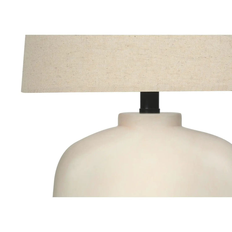 Lighting, Table Lamp, Resin, Modern - Cream by Unique Piece Furniture