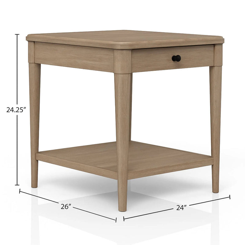 End Table With Storage Drawer by Unique Piece Furniture