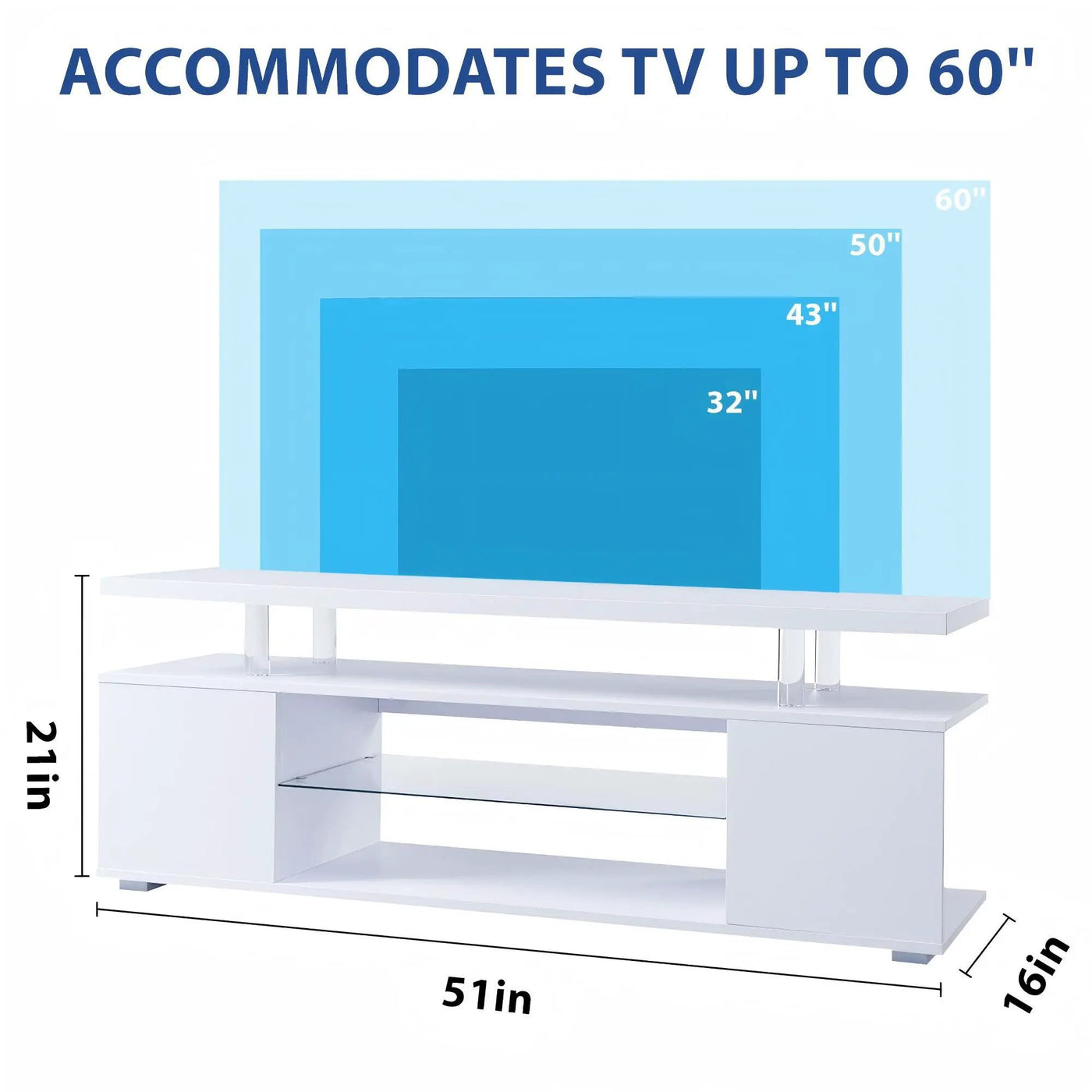 TV Stant With LED And Large Side Cabinet by HouseOfZazla
