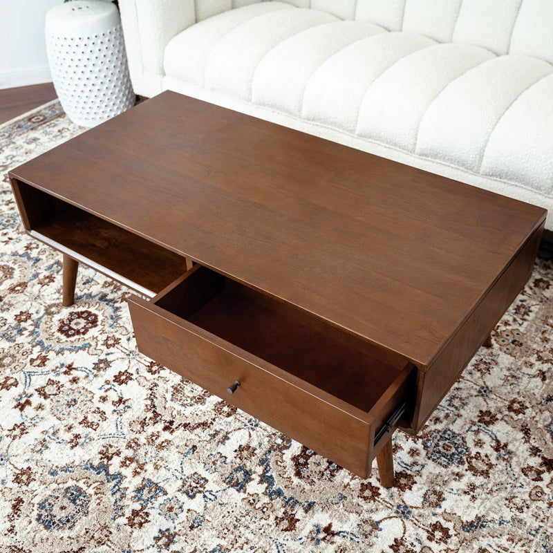 Caroline - Coffee Table - Walnut Brown by HouseOfZazla