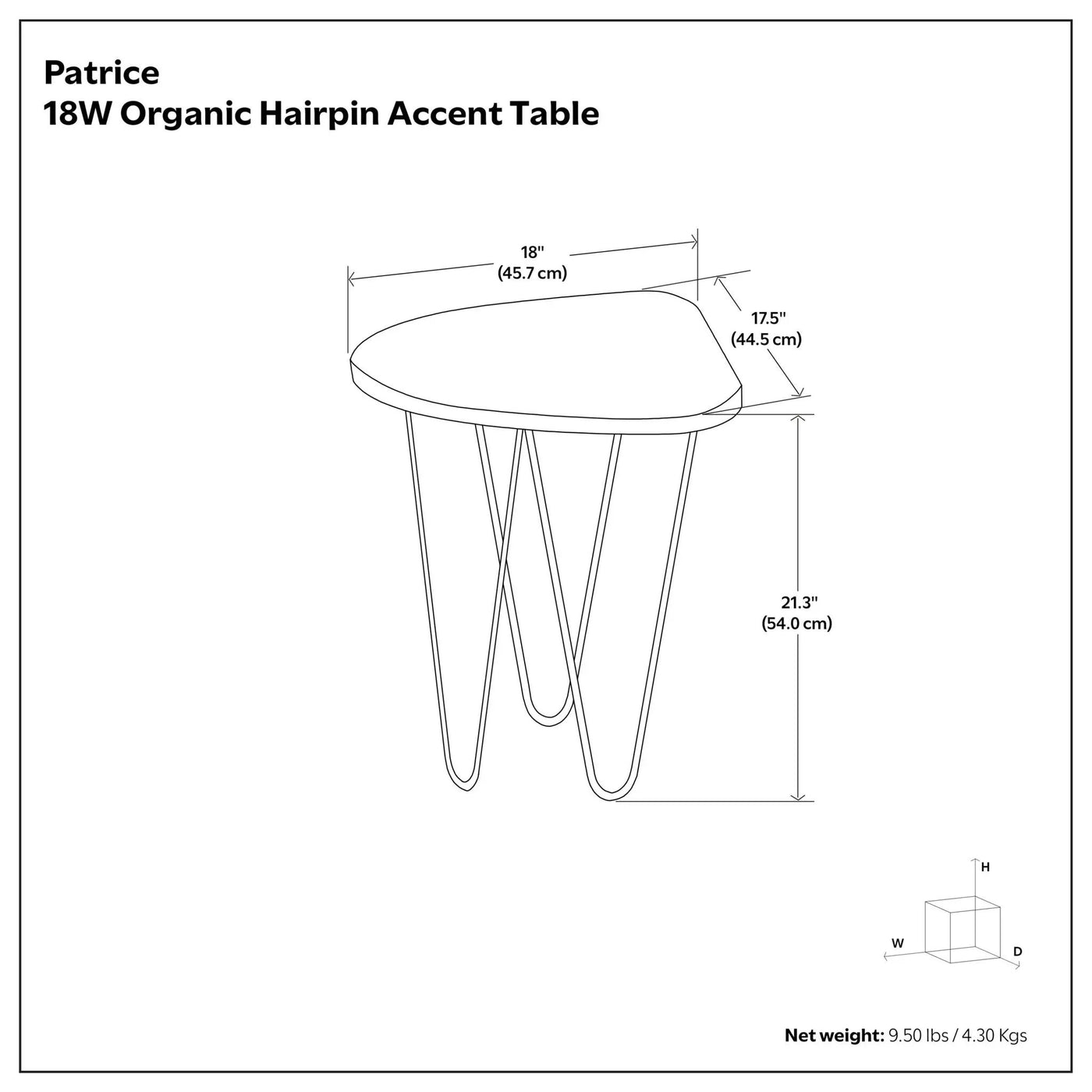 Patrice - Handcrafted Metal And Wood Accent Table by Unique Piece Furniture