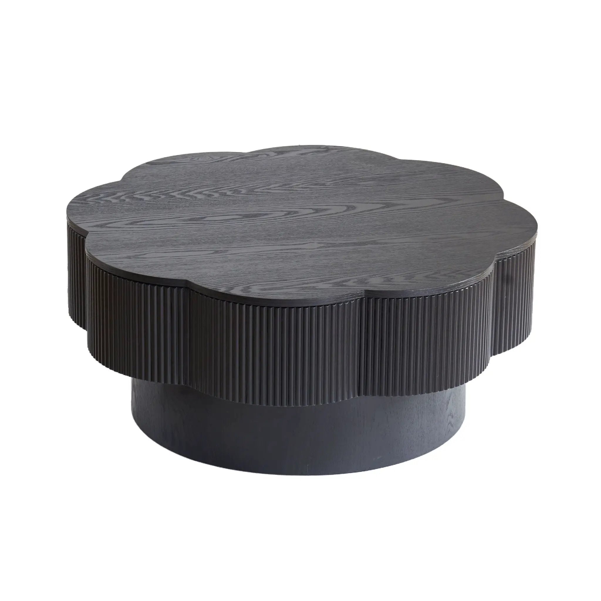 Modern Plum Blossom Shaped Coffee Table With Storage by Unique Piece Furniture