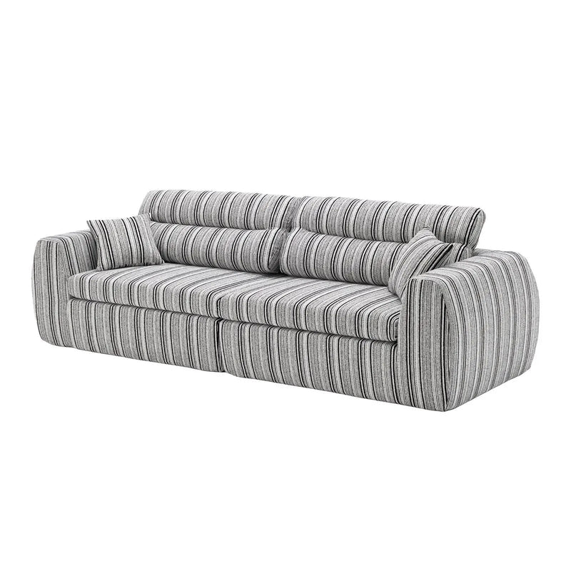 3 Seater, Couch With Throw Pillows For Living Room by Unique Piece Furniture