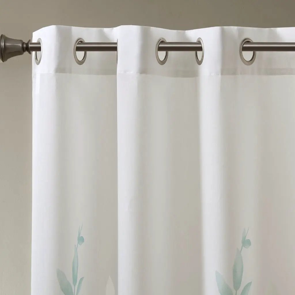 Burnout Printed Curtain Panel (Only 1 Pc Panel) by HouseOfZazla