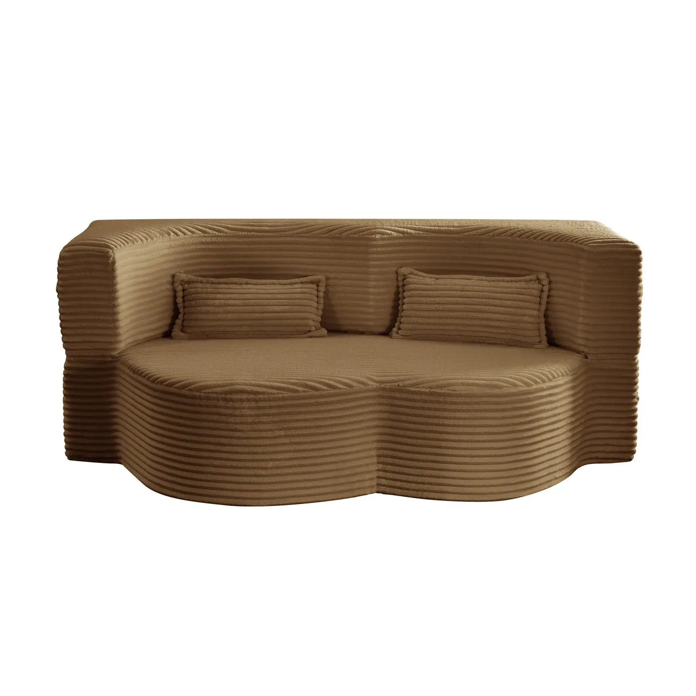 Floor Convertible Sleeper Sofa Bed With 2 Pillows by HouseOfZazla