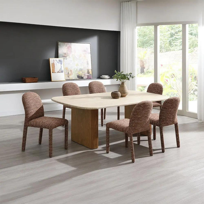 Lidi - Dining Table - Brown / Natural by Unique Piece Furniture
