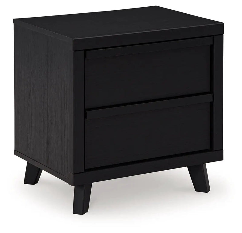 Danziar - Two Drawer Night Stand - Black by Unique Piece Furniture