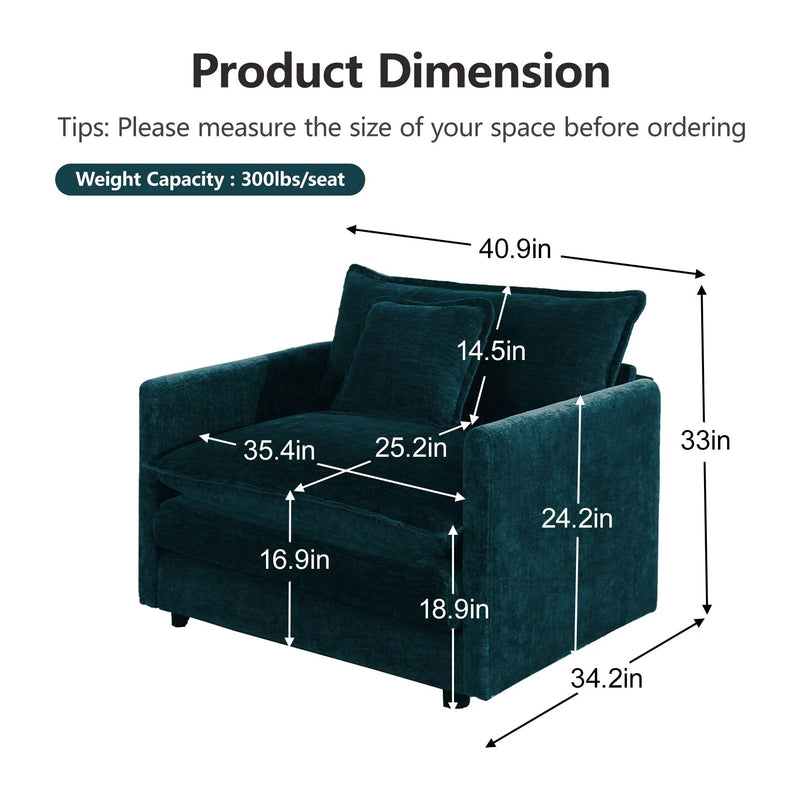 Modern 3 Piece Sofa Couch Set by HouseOfZazla