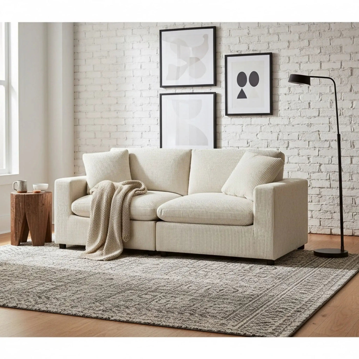 Chelsea - Modular 2 Piece Sofa by HouseOfZazla