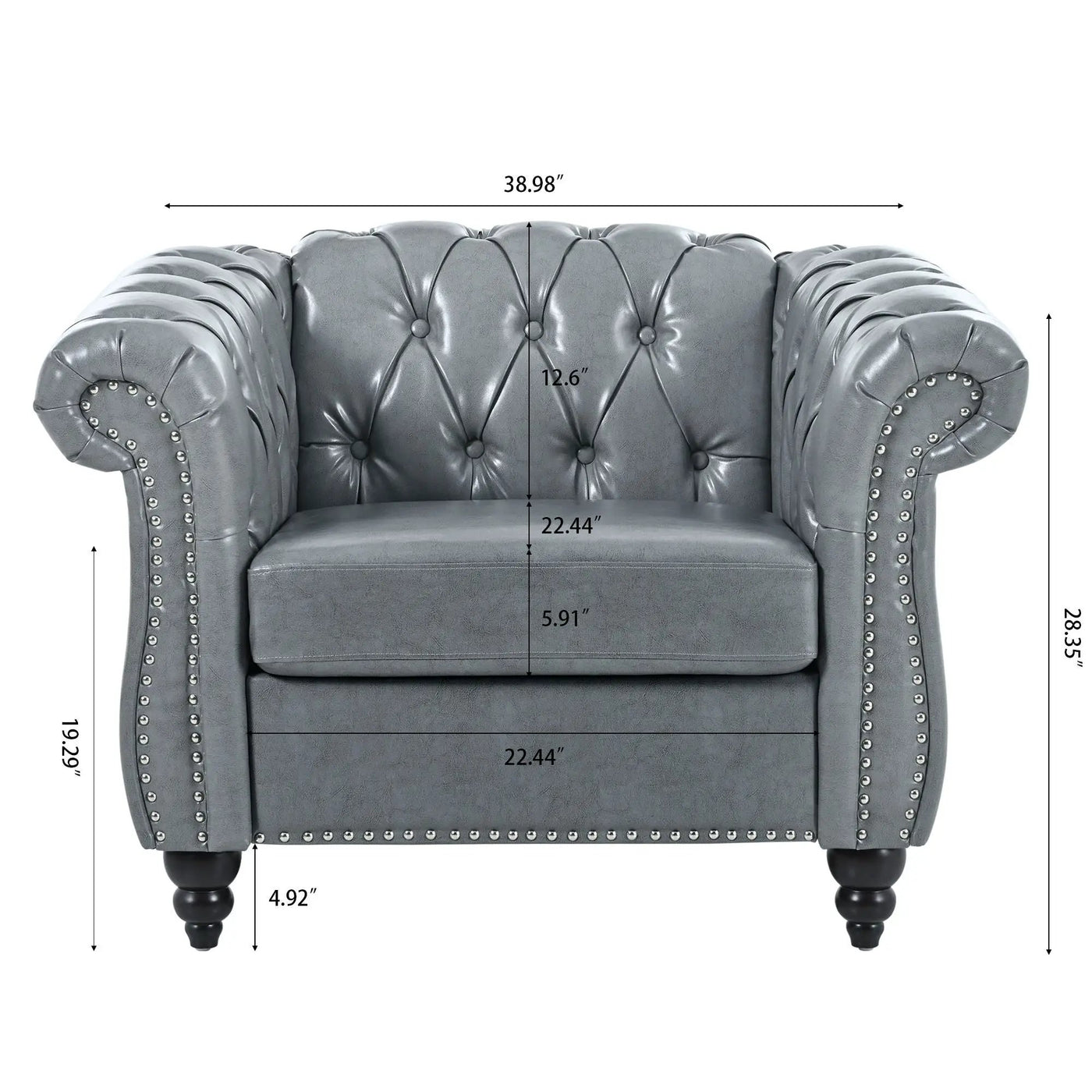 1 Seater Sofa For Living Room by HouseOfZazla