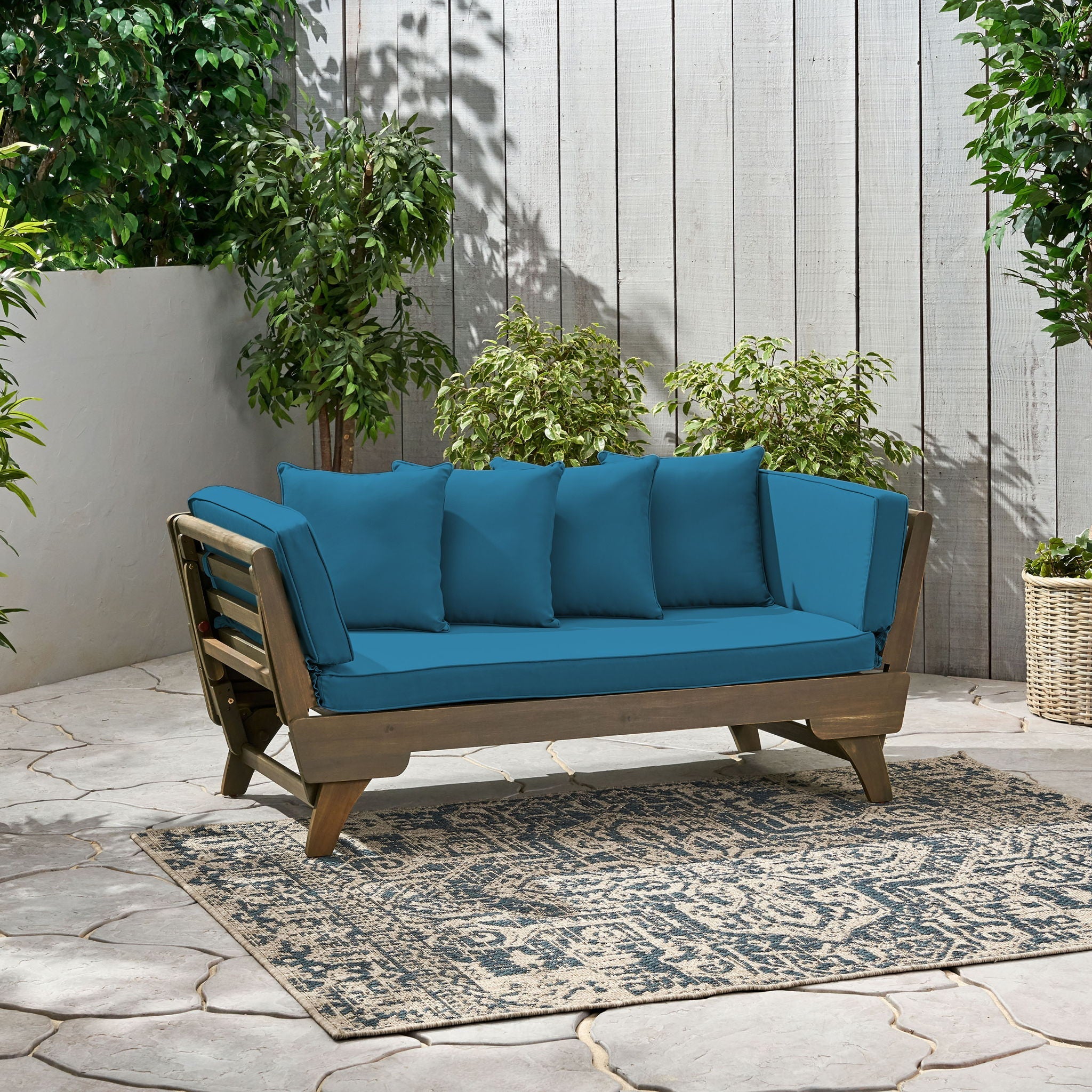 Ottavio Convertible Sofa Daybed With Water Resistant Cushions by HouseOfZazla