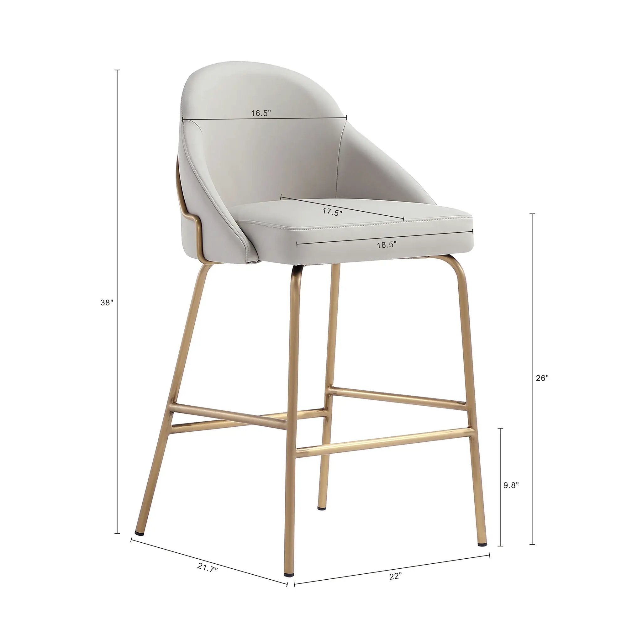 Gracie - Counter Stool by HouseOfZazla