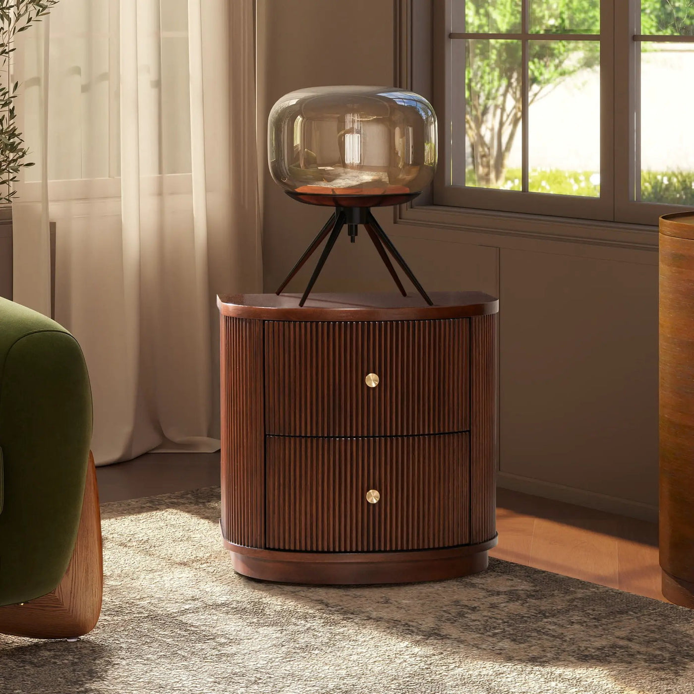 Valentine - 2 Drawer Storage Side Table by HouseOfZazla