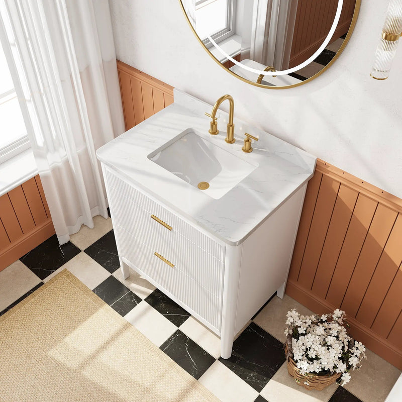 Fully Assembled 30'' Bathroom Vanity by HouseOfZazla