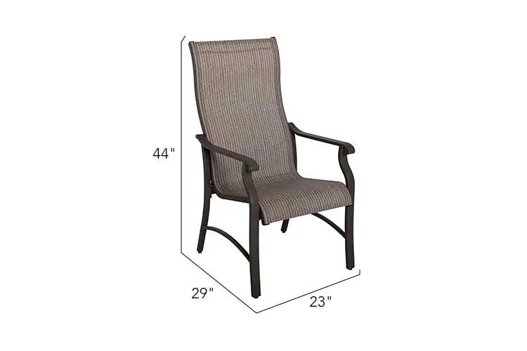 2 Trevi Textilene Dining Chair by Outdoor-USA®