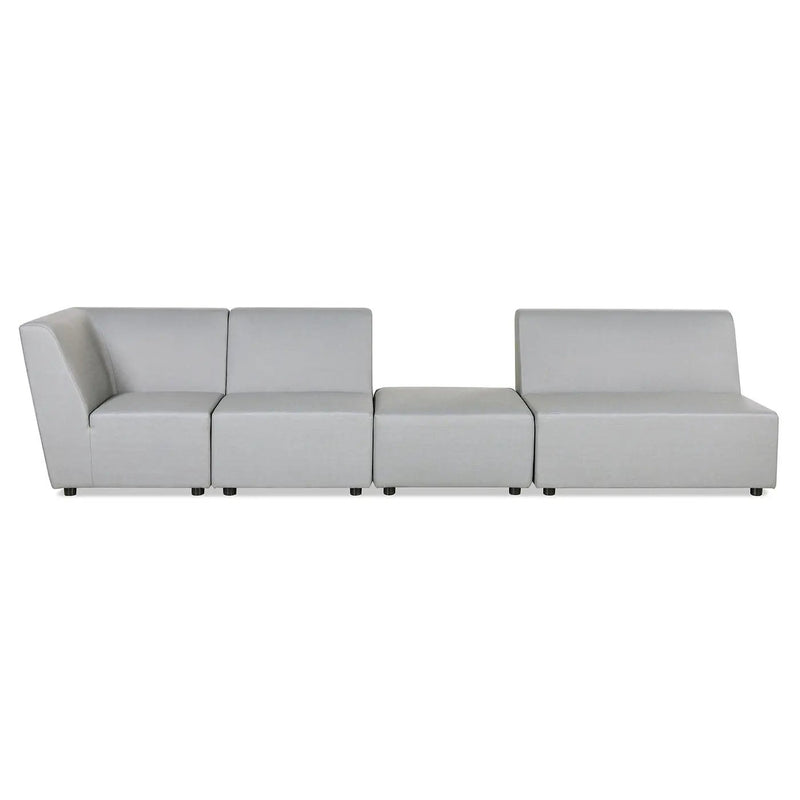 Cleo - Modular Upholstered Deep Seating Patio Corner Chair Axroma Olefin by HouseOfZazla