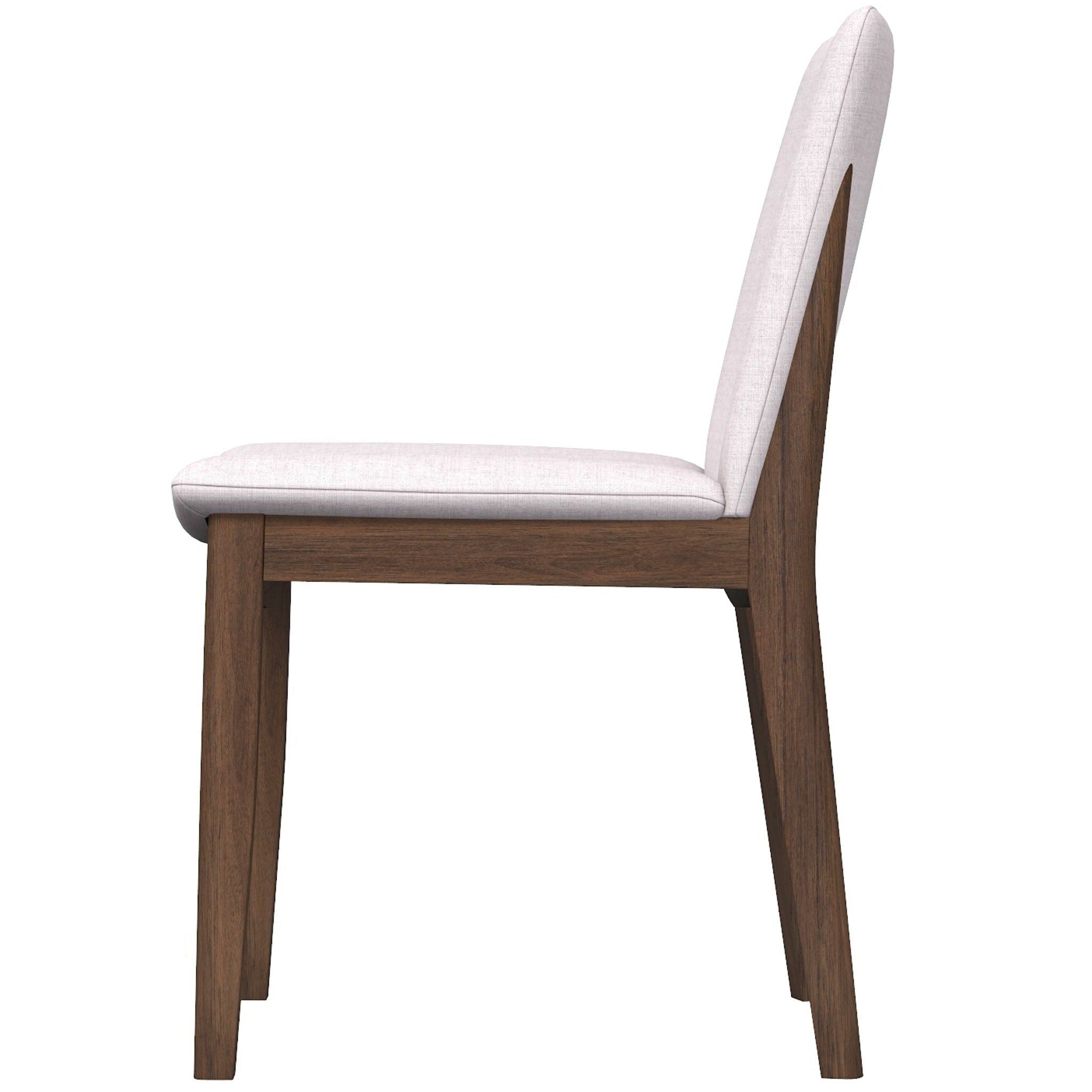 Laura - Mid-Century Modern Solid Wood Dining Chair (Set of 2) by HouseOfZazla