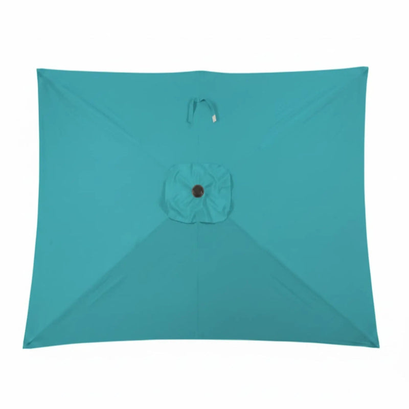 Rectangular Patio Umbrella With Crank Tilt, Polyester UV-Resistant Canopy by HouseOfZazla