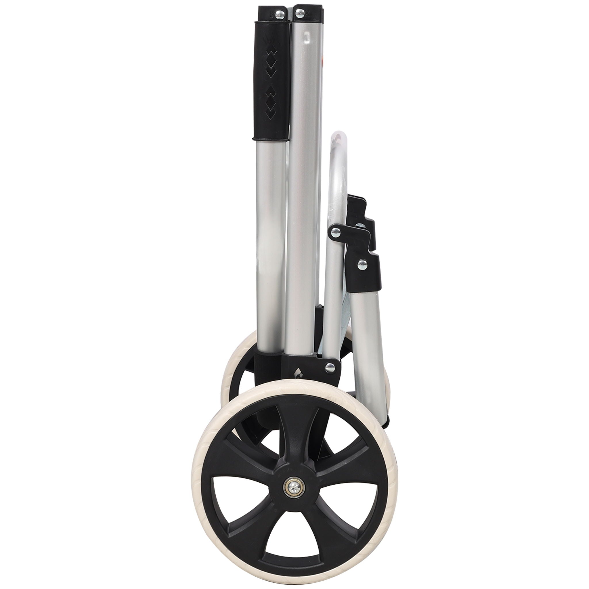 Foldable Shopping Trolley With Wheels And Removable Waterproof Bag - Black by HouseOfZazla