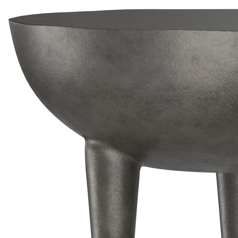 Otto - Cast Aluminum Side Table - Black by HouseOfZazla