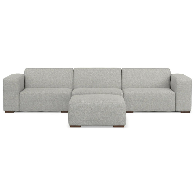 Rex - Handcrafted Sectional Sofa And Ottoman by Unique Piece Furniture