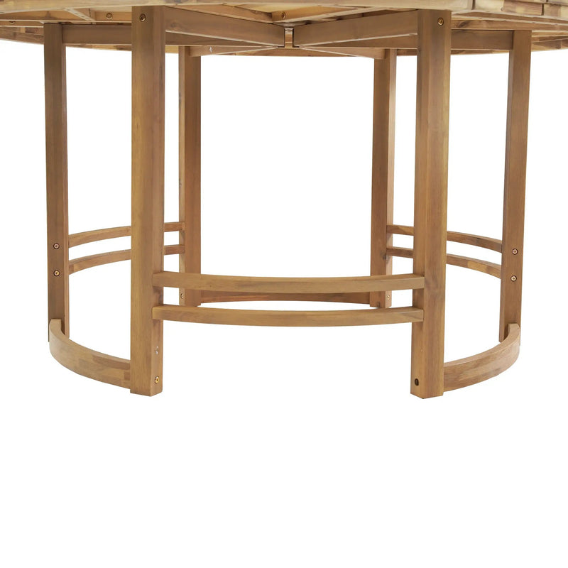 Outdoor Dining Set 5-Piece Patio Table And Chairs Set with Umbrella Hole by HouseOfZazla