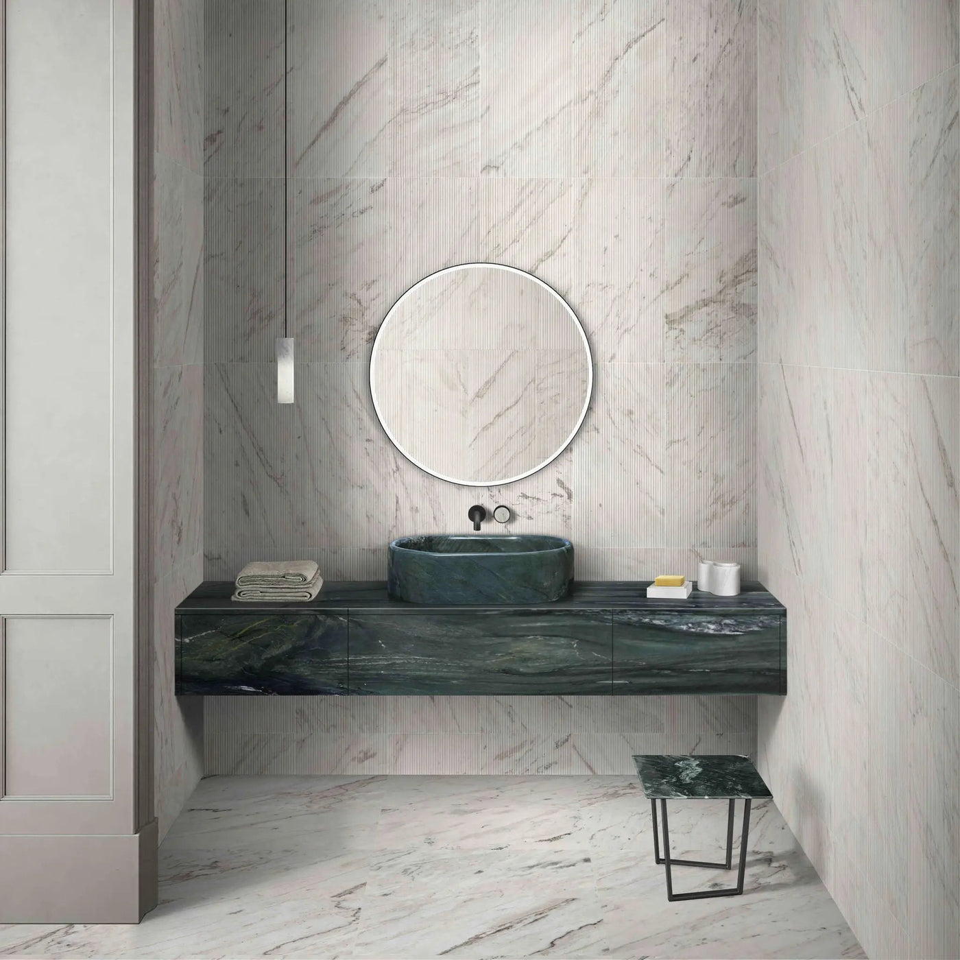 Bathroom Vessel Sink, Semi Polished Surface by HouseOfZazla