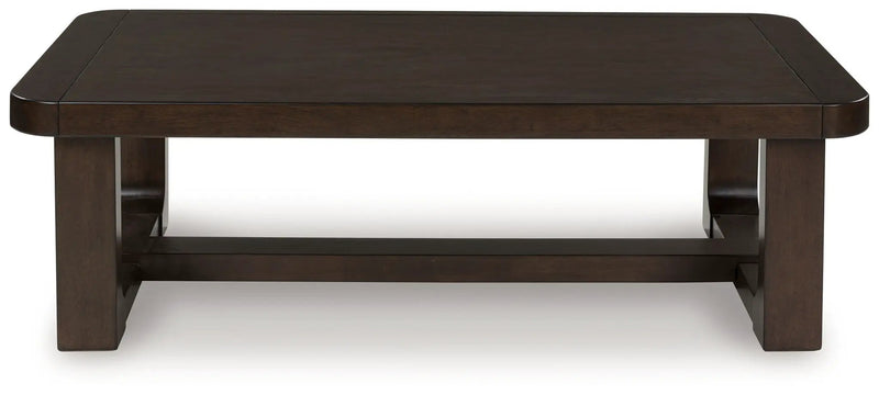 Breckington - Rectangular Cocktail Table - Dark Brown by Unique Piece Furniture