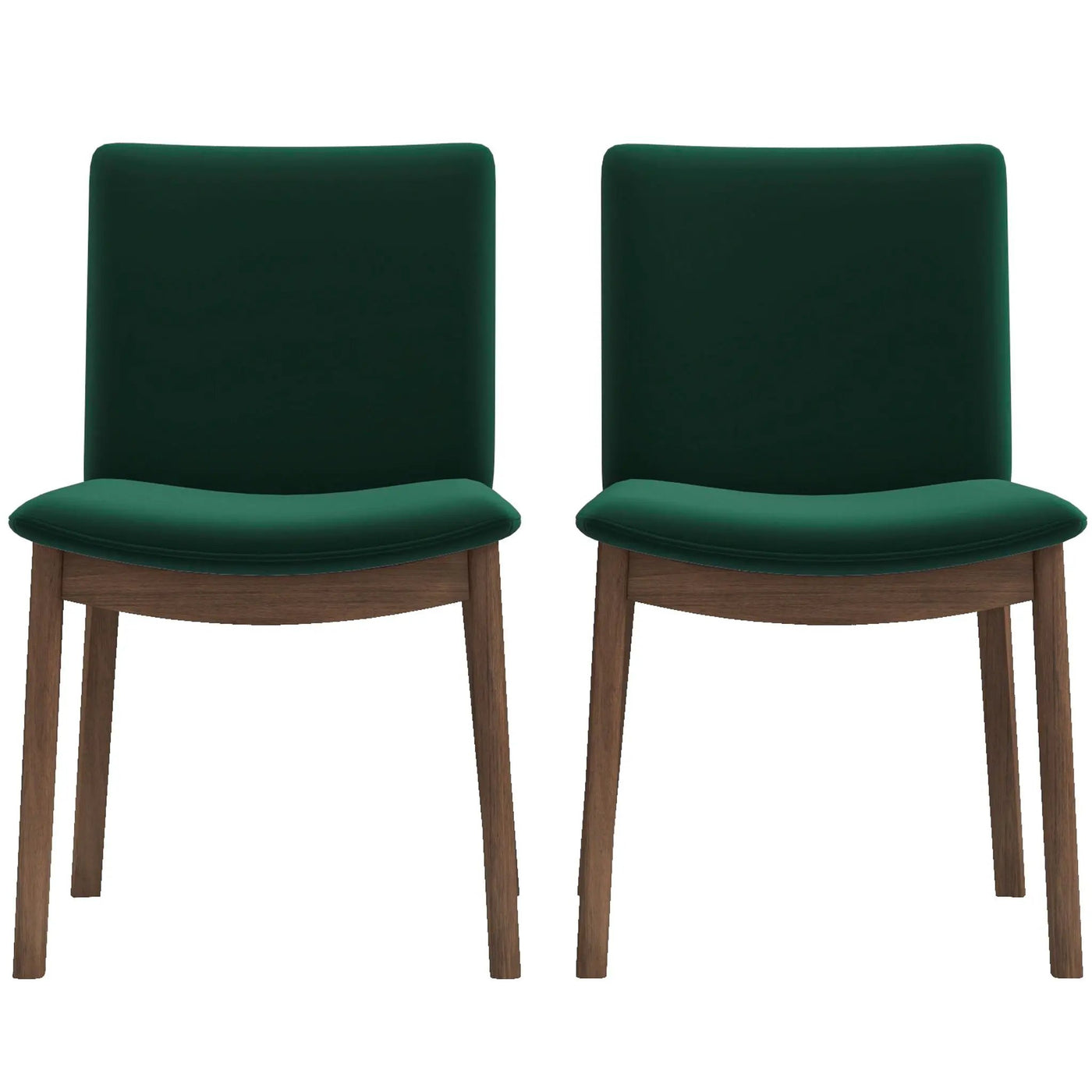 Laura - Mid-Century Modern Solid Wood Dining Chair (Set of 2) by HouseOfZazla