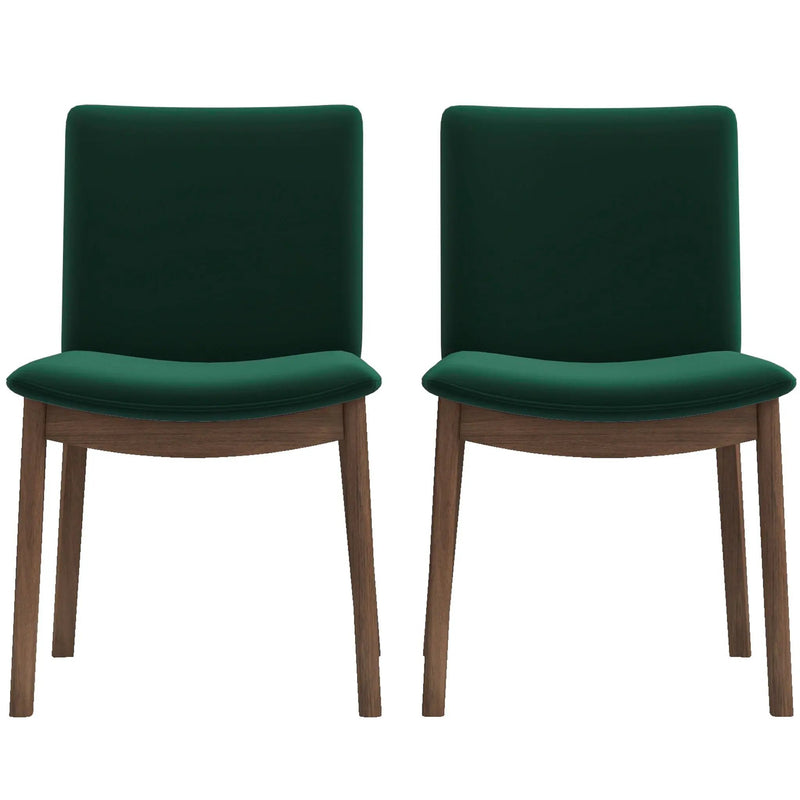 Laura - Mid-Century Modern Solid Wood Dining Chair (Set of 2) by HouseOfZazla