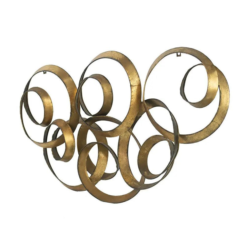 SerethaLeaf Wall Decor - Gold by Unique Piece Furniture