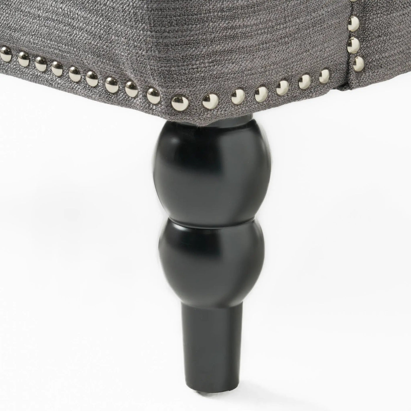 Harrison Tufted Club Chair with Button Tufted Back and Birch Wood Legs by HouseOfZazla