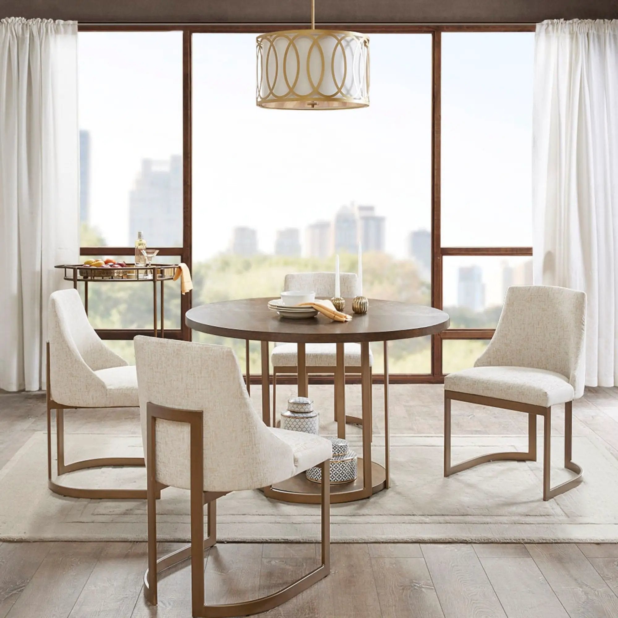 Contemporary Modern Accent Dining Chairs (Set of 2) by HouseOfZazla