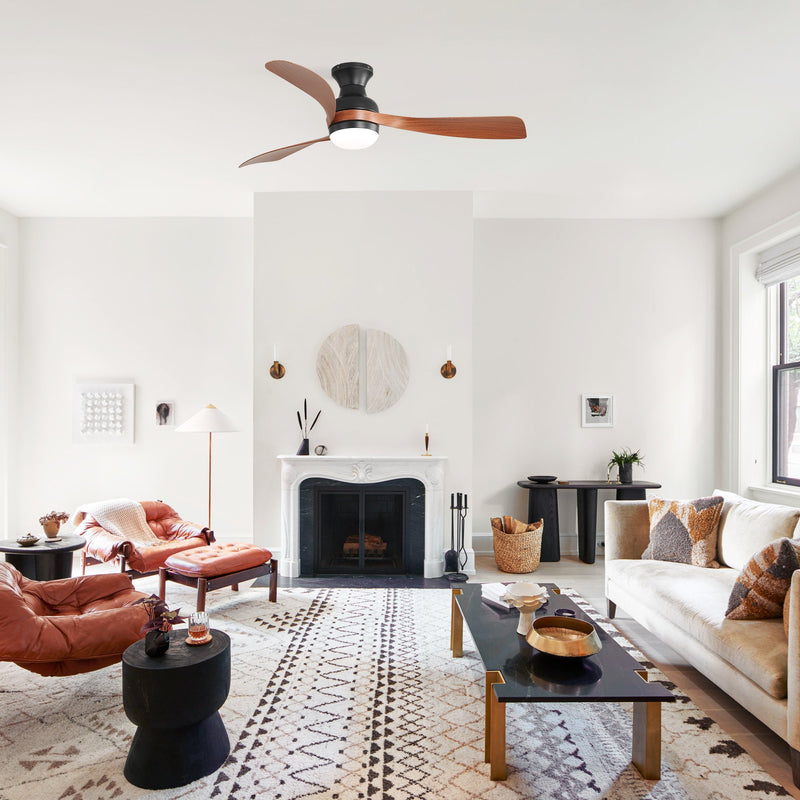 52-Inch Ceiling Fan with Lights and Reversible DC Motor by HouseOfZazla
