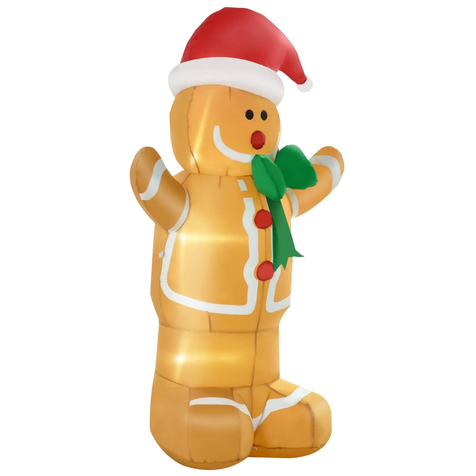 HOMCOM 6ft Christmas Inflatable Gingerbread Man by HouseOfZazla