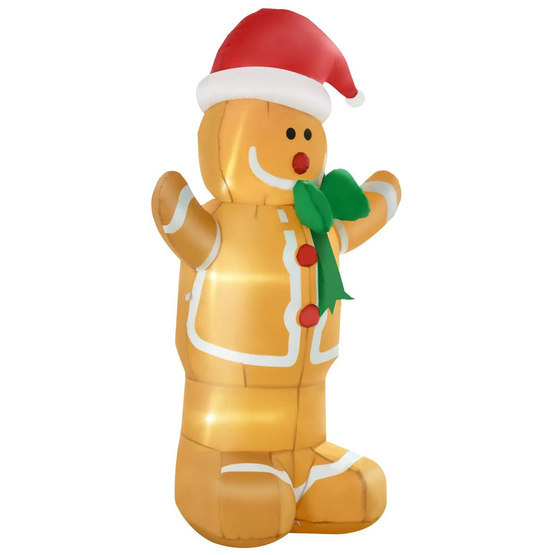 HOMCOM 6ft Christmas Inflatable Gingerbread Man by HouseOfZazla