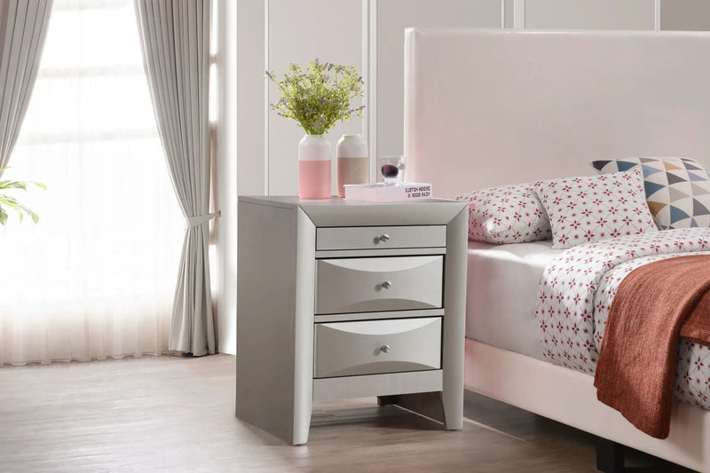 Modern Design Nightstand by Unique Piece Furniture