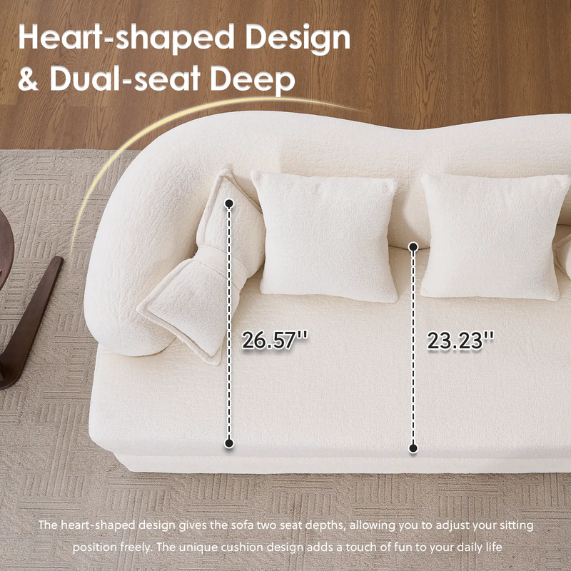 2-in-1 Foldable Sofa Bed with 4 Pillows by HouseOfZazla