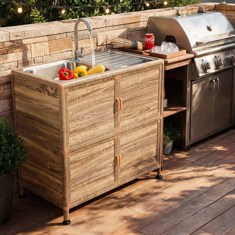 Utility Sink with Cabinet by HouseOfZazla