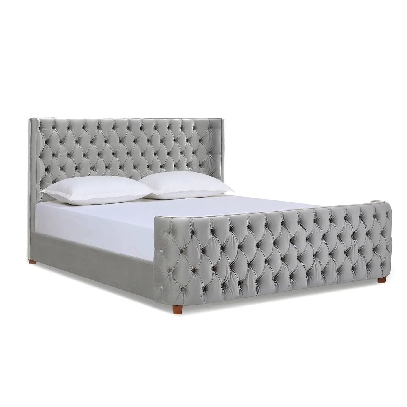 Brooklyn - Tufted Panel Bed Headboard And Footboard Set by Unique Piece Furniture