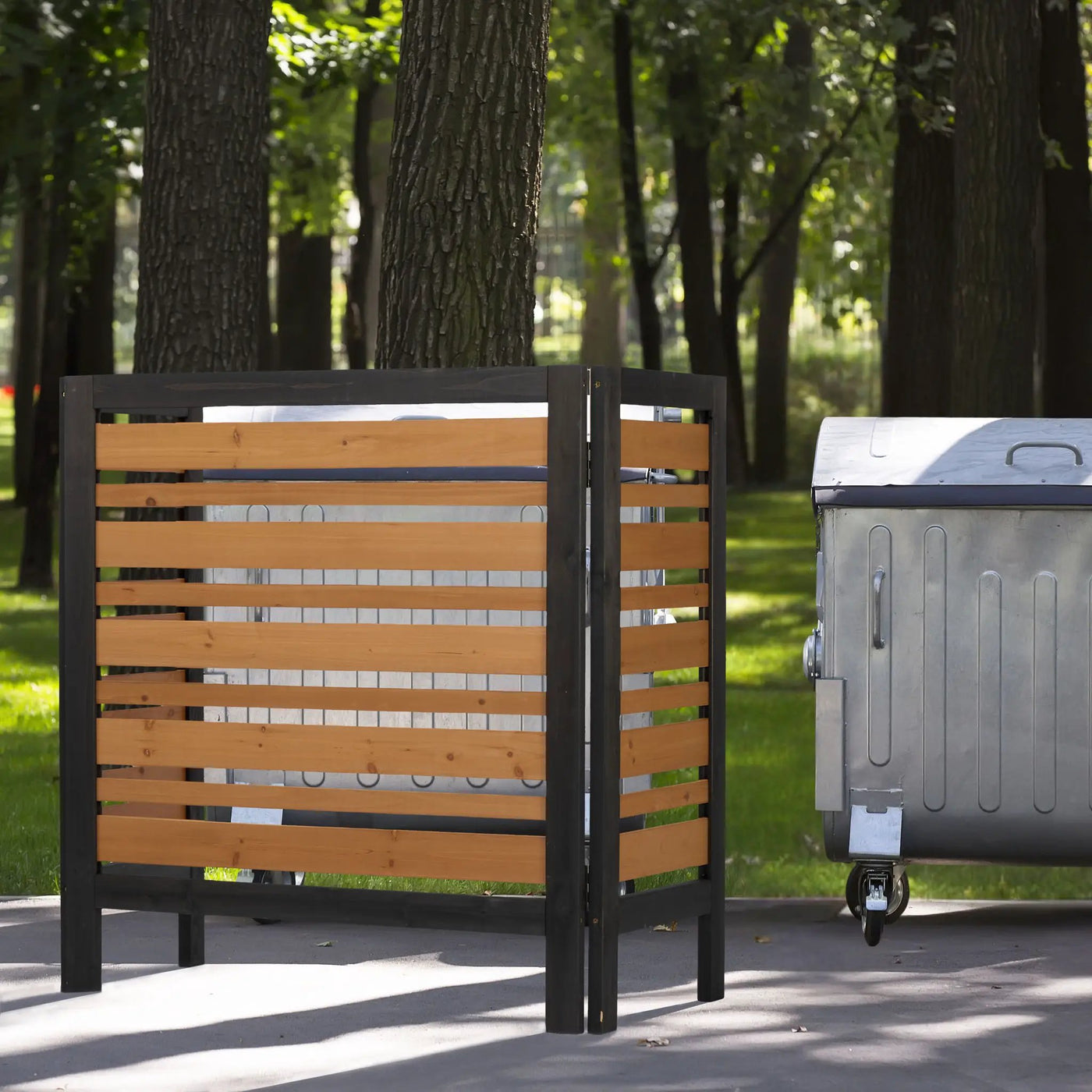 Outdoor Air Conditioner Fence Screen by HouseOfZazla
