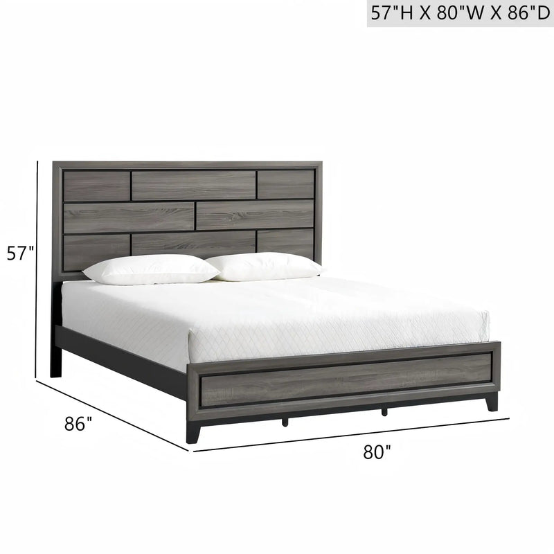Glasgow - Bed Frame With Durable Construction by HouseOfZazla