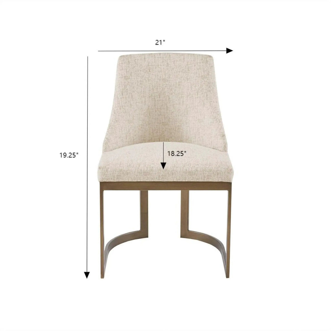 Contemporary Modern Accent Dining Chairs (Set of 2) by HouseOfZazla
