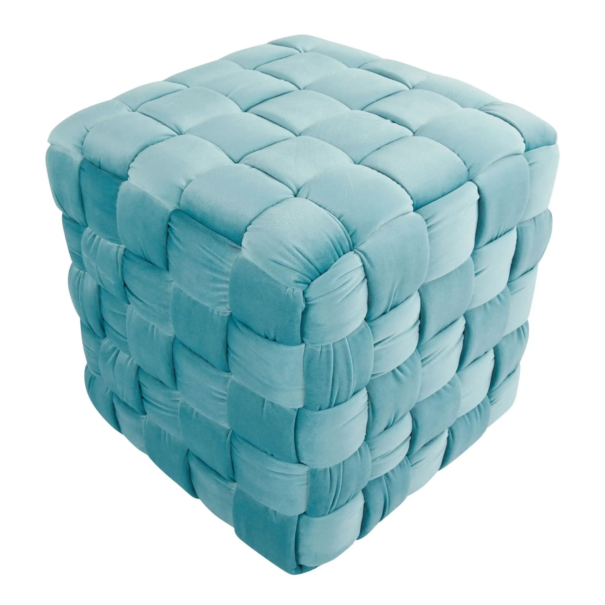 Square Braided Ottoman - by Unique Piece Furniture