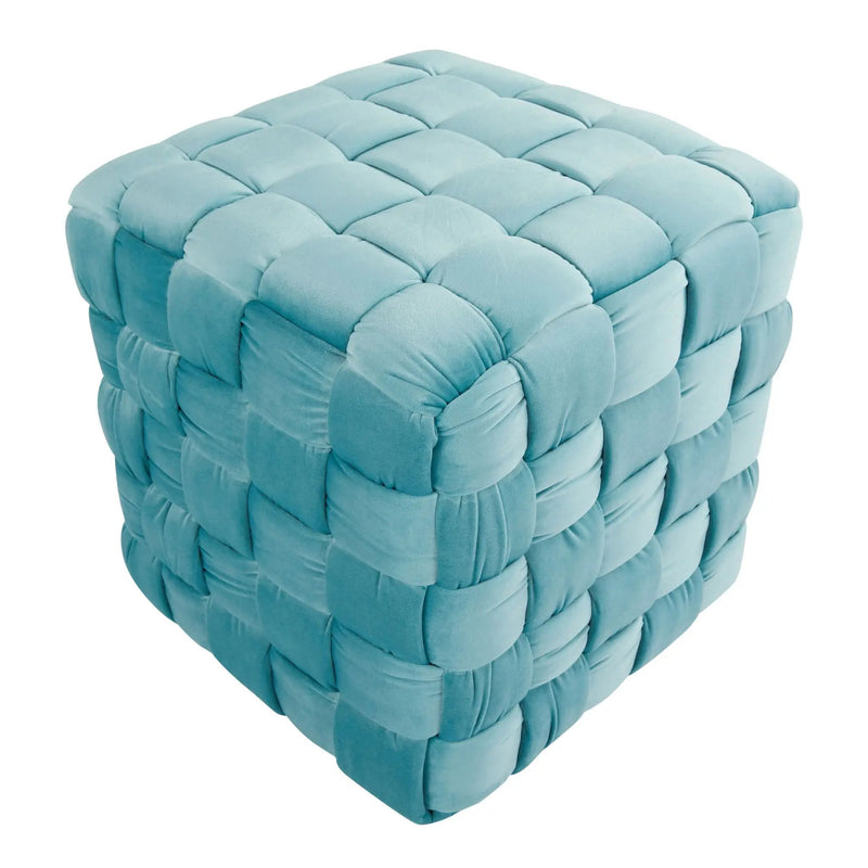 Square Braided Ottoman - by Unique Piece Furniture